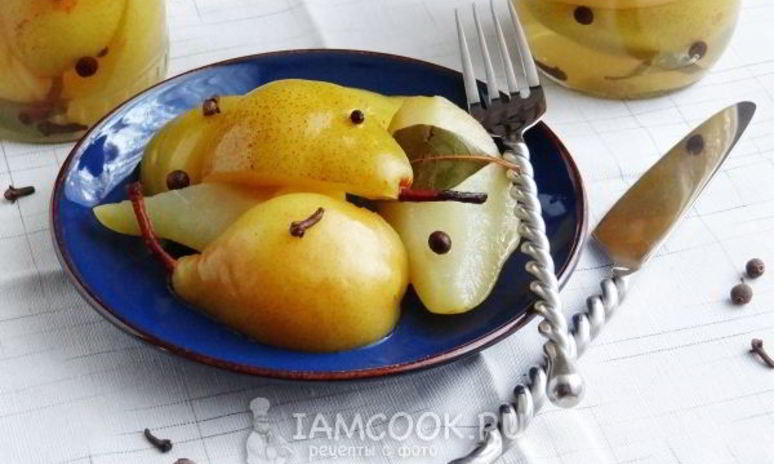 Рецепт груш маринованных на зиму без стерилизации
