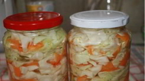 капуста, маринованная на зиму в банках