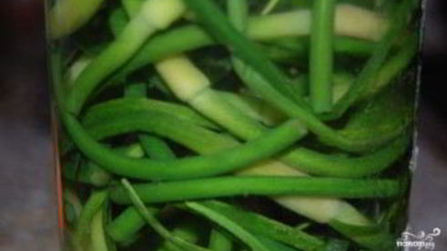 маринование стрелок чеснока