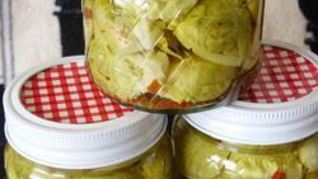 Маринованная брюссельская капуста