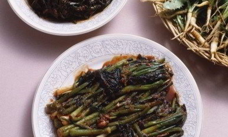 Рецепт маринованной черемши в японско-корейских специях