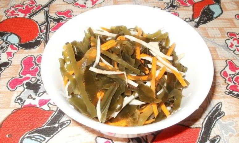 Рецепт маринованной морской капусты