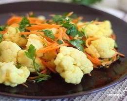 Маринованная цветная капуста по-корейски