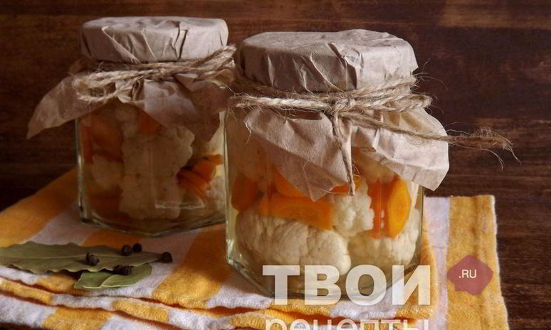 Рецепт маринованной цветной капусты
