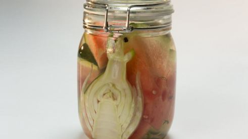 маринованный арбуз с фенхелем