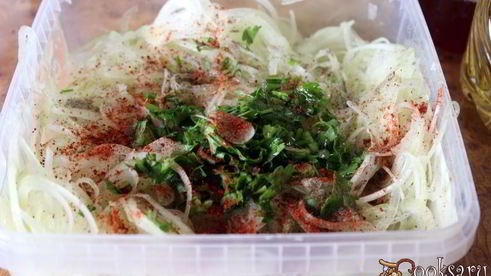маринованный лук к мясу
