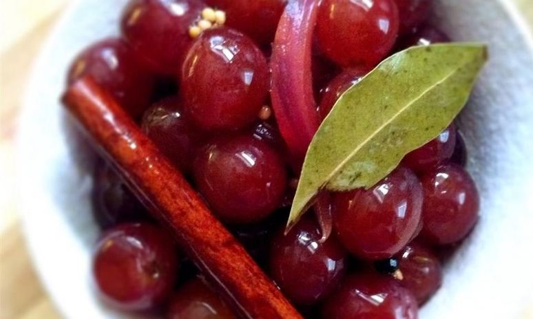 Рецепт маринованного винограда