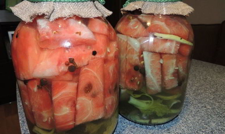 Рецепт маринованных арбузов в банках