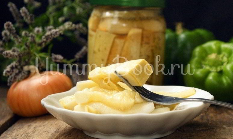 Рецепт маринованных кабачков с кетчупома чили