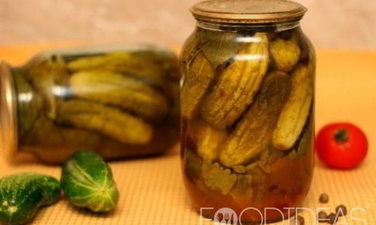Рецепт маринованных огурцов с кетчупом