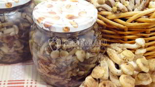 Маринованные опята в банках