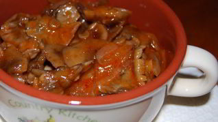 Маринованные опята в томатном соусе