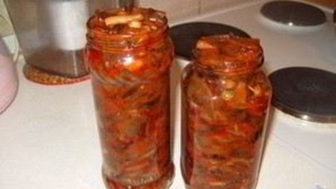 маринованные опята в томатном соусе