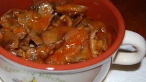 маринованные опята в томатном соусе