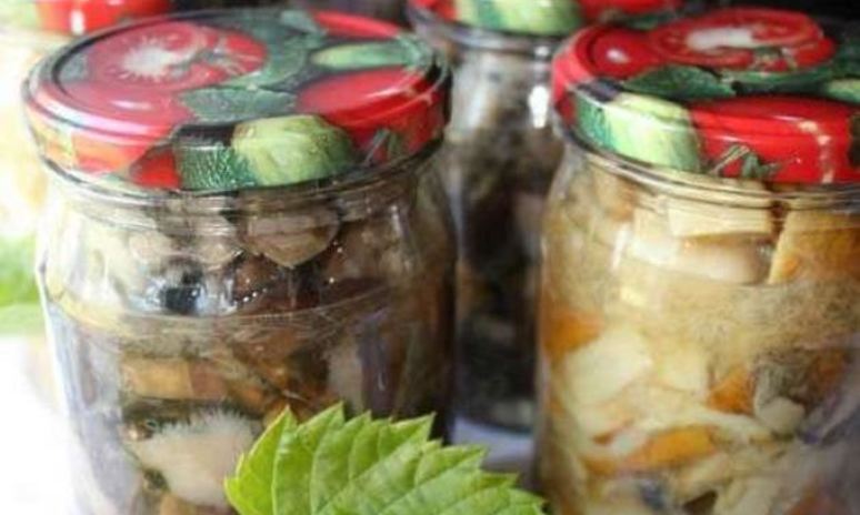 Рецепт маринованных подосиновиков и белых грибов
