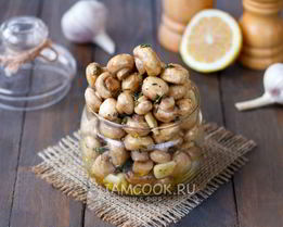 Шампиньоны, маринованные без уксуса