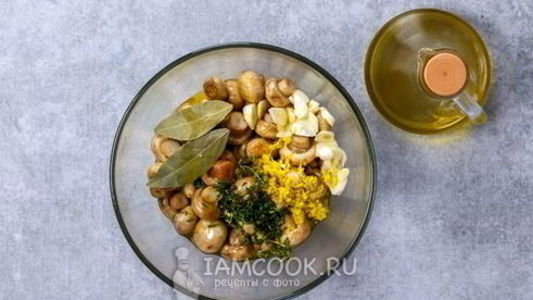 шампиньоны, маринованные без уксуса