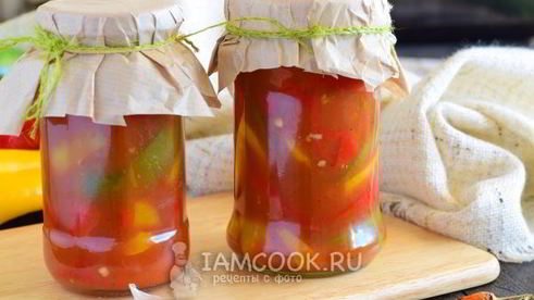 перец в томатном соке на зиму