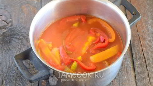 перец в томатном соке на зиму