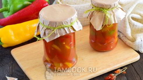 перец в томатном соке на зиму