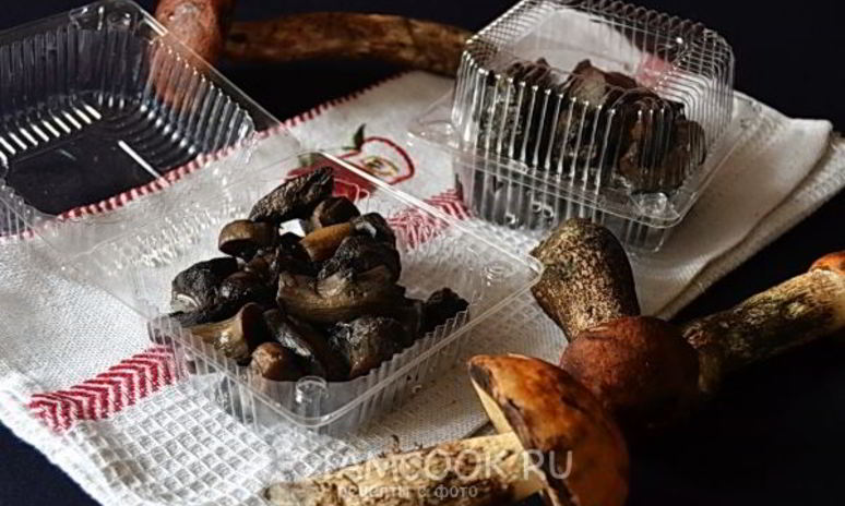 Рецепт подосиновиков, замороженных на зиму