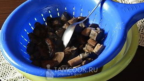 подосиновики, замороженные на зиму