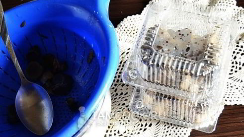 подосиновики, замороженные на зиму