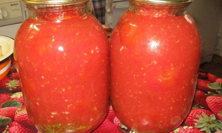 Рецепт помидоров в собственном соку на зиму