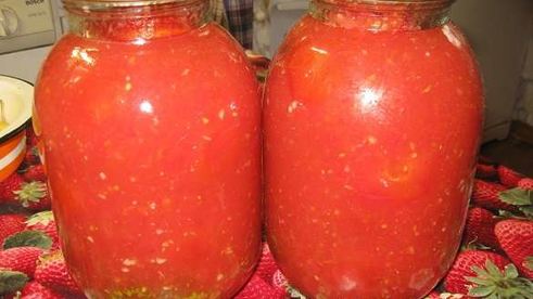 помидоры в собственном соку на зиму