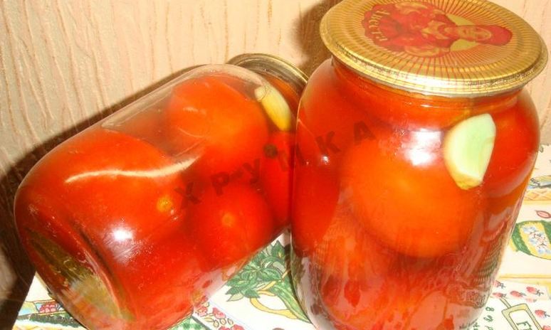 Рецепт помидоров в яблочном соке на зиму