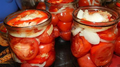 помидоры в желе на зиму простой