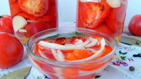 помидоры в желе на зиму простой