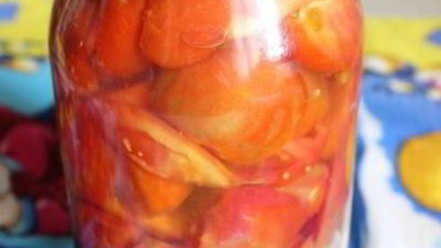 помидоры в желе на зиму