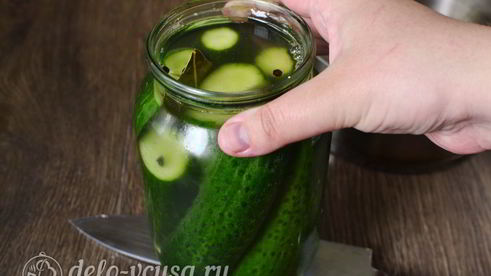 быстрые малосольные огурцы в банке