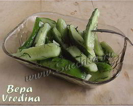 Быстрые малосольные огурцы