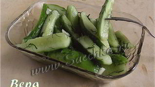 Быстрые малосольные огурцы