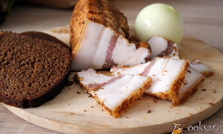 Рецепт домашнего соленого сала