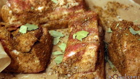 домашнее соленое сало