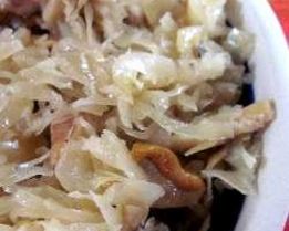 Кислая капуста с грибами