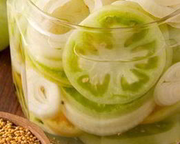 Консервированные зеленые помидоры