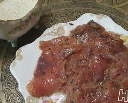 Малосоленый лосось по-скандинавски