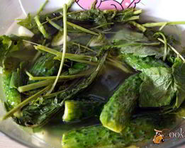 Малосольные огурцы на минералке Суточные