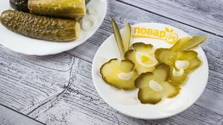 Огурцы консервированные малосольные