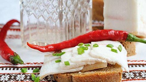 сало соленое по-украински