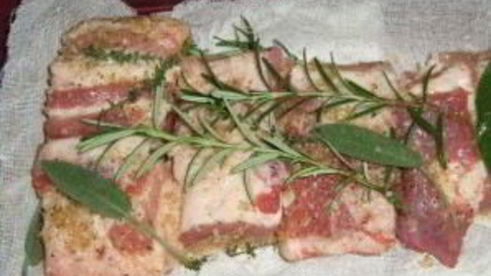 сало в марле