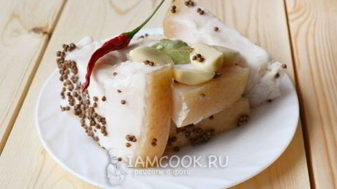 сало в рассоле в банке