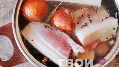 сало в рассоле