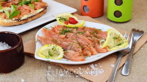 семга слабосоленая