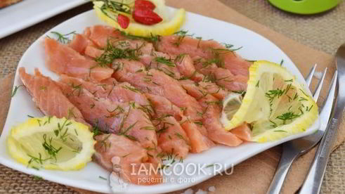 семга слабосоленая