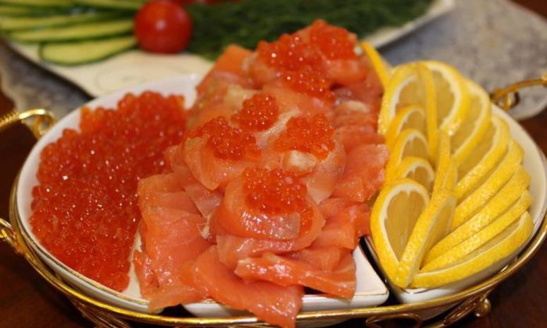 Рецепт слабосоленой семги в коньяке с мускатным орехом